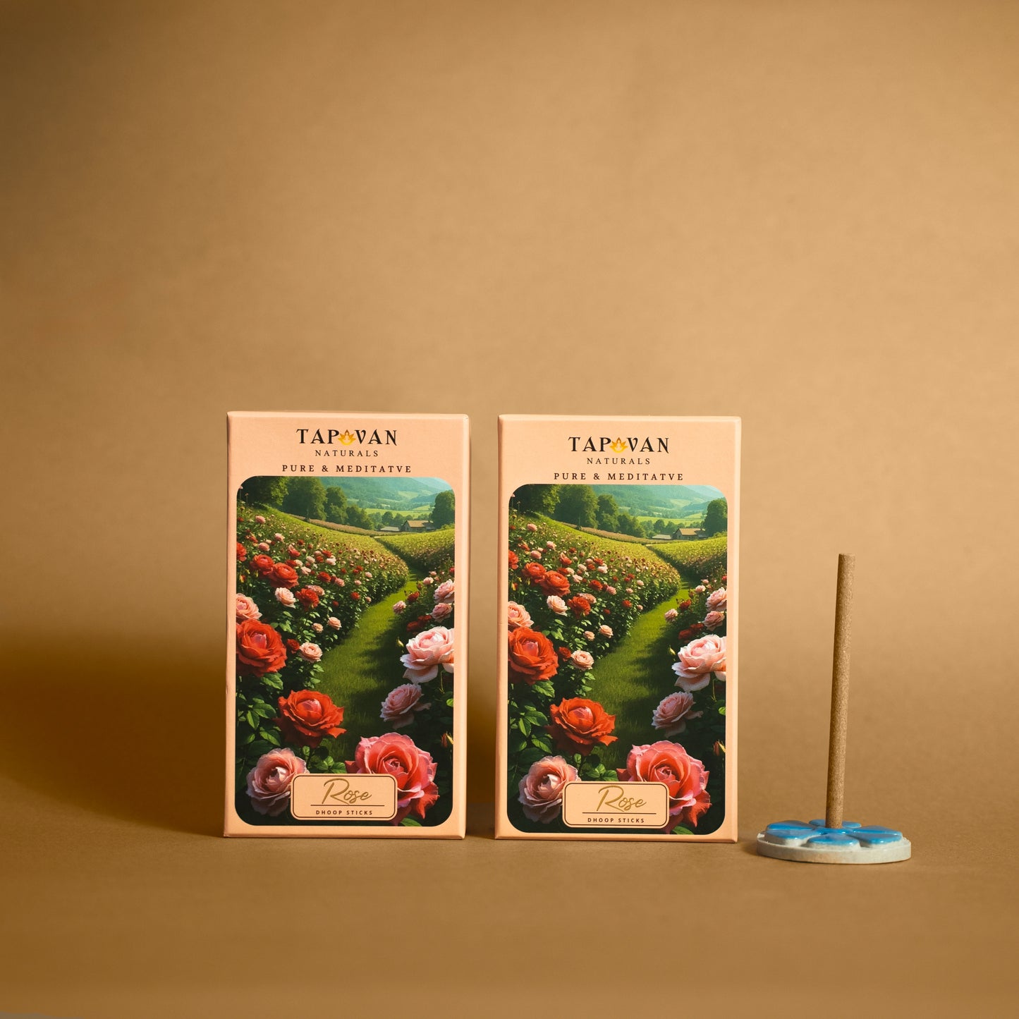 Blissful Rose Luxury Bambooless Dhoop Sticks, Yoga and care