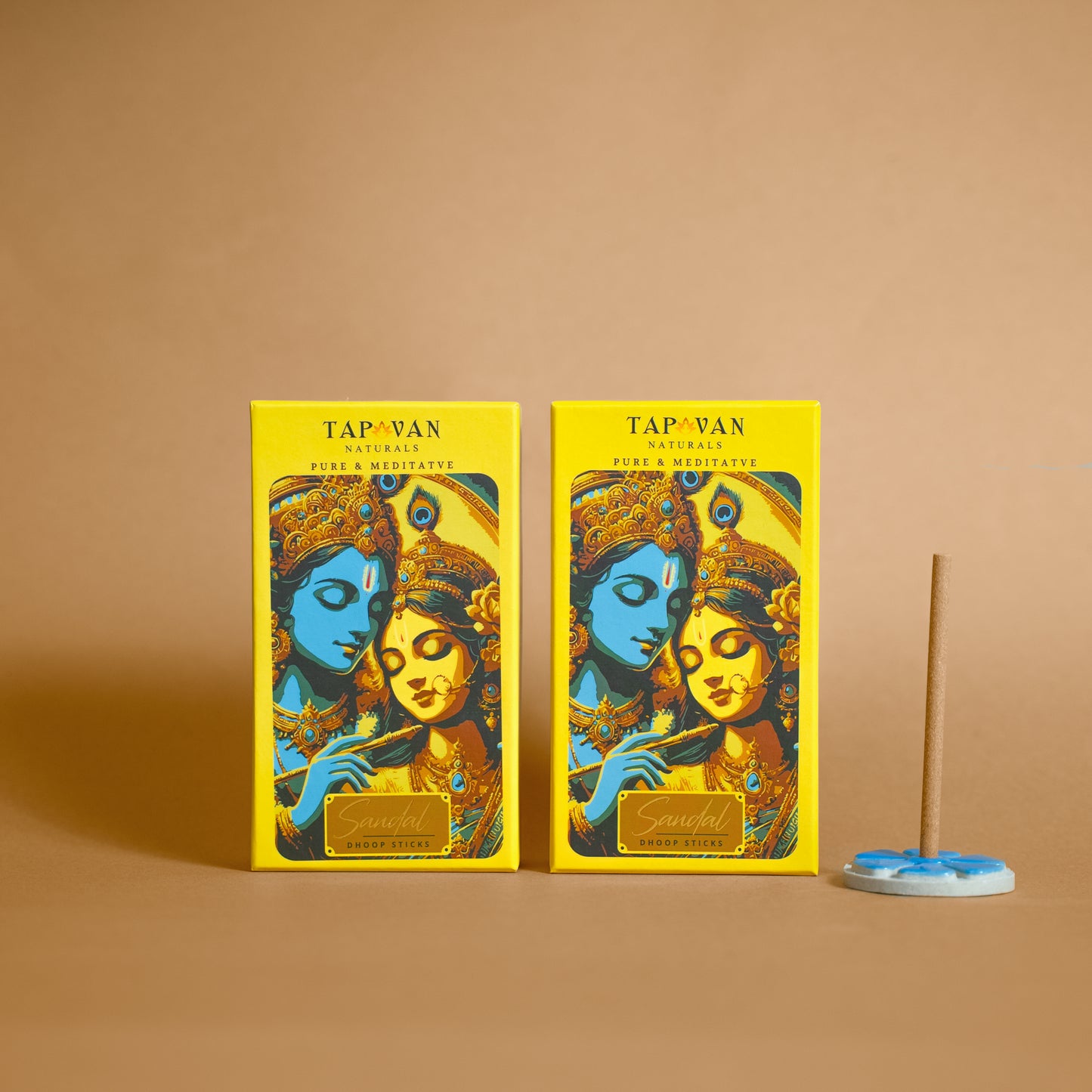 Pure Sandal Luxury Bambooless Dhoop Sticks, Deep meditation