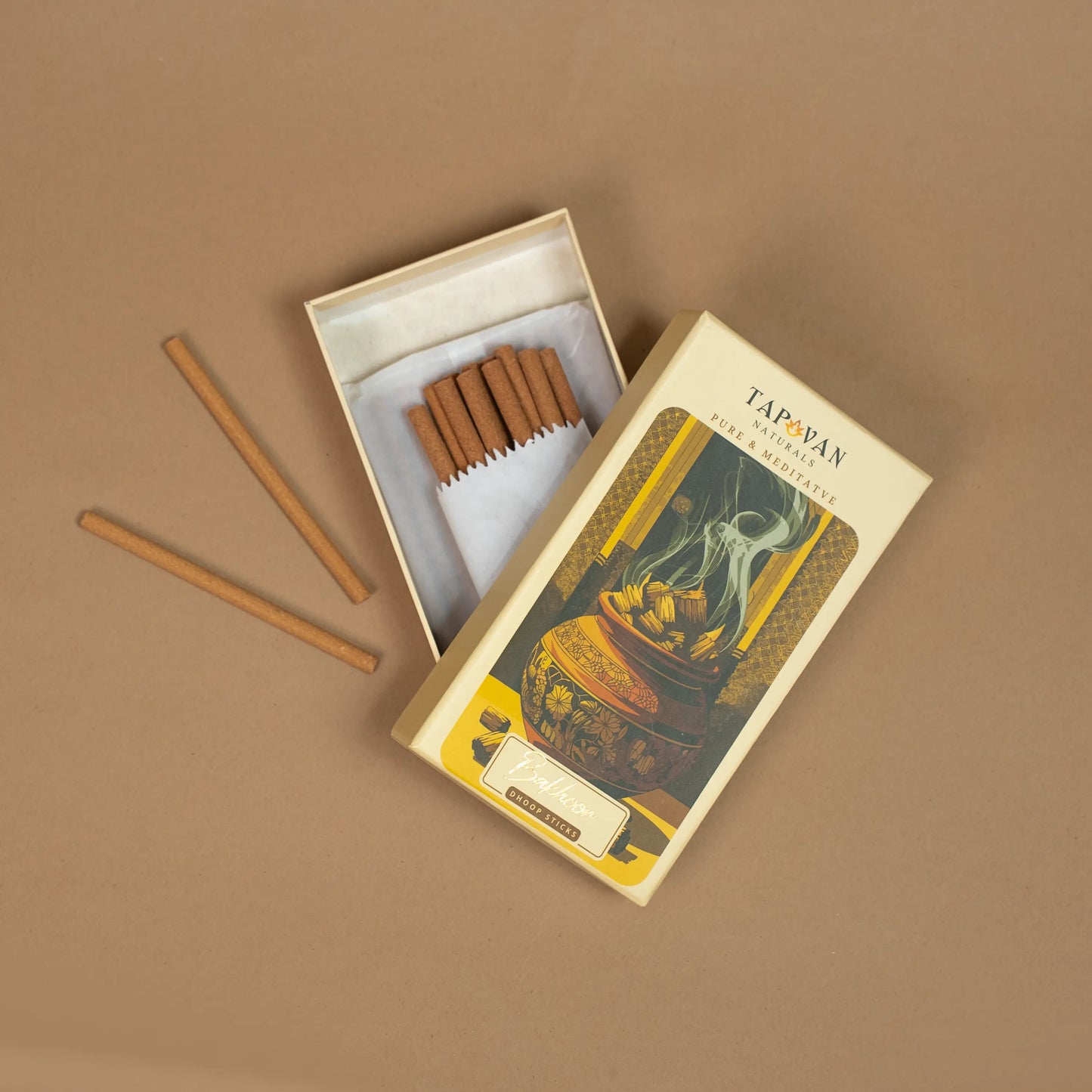 Royal Bakhoor Luxury Bambooless Dhoop Sticks, Calm and Positive