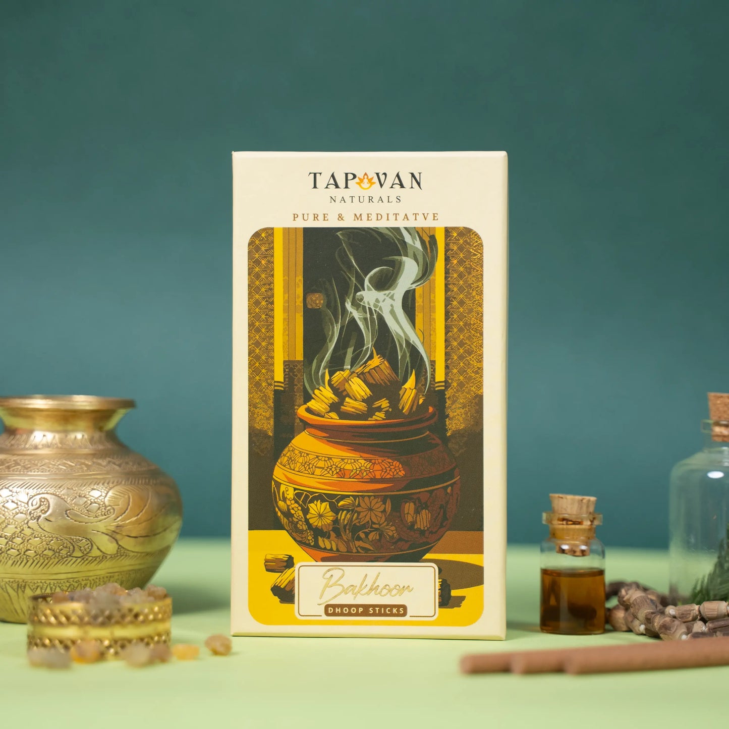 Royal Bakhoor Luxury Bambooless Dhoop Sticks, Calm and Positive
