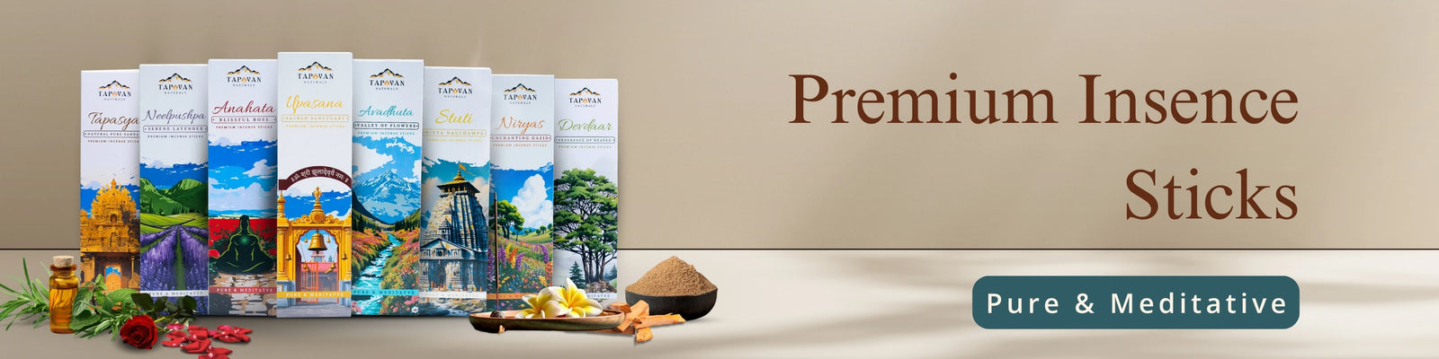 Incense Sticks Banner