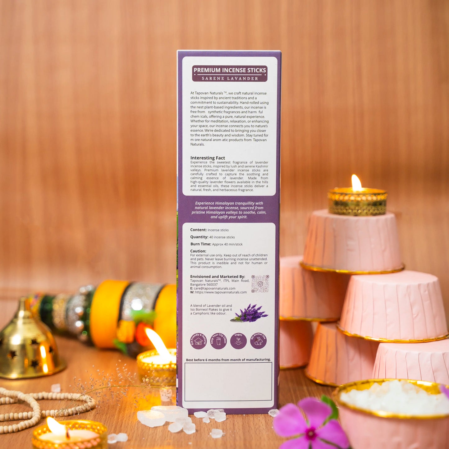 BLISSFUL ROSE AND LAVENDER COLLECTION  (80 Sticks, Pack of 2)
