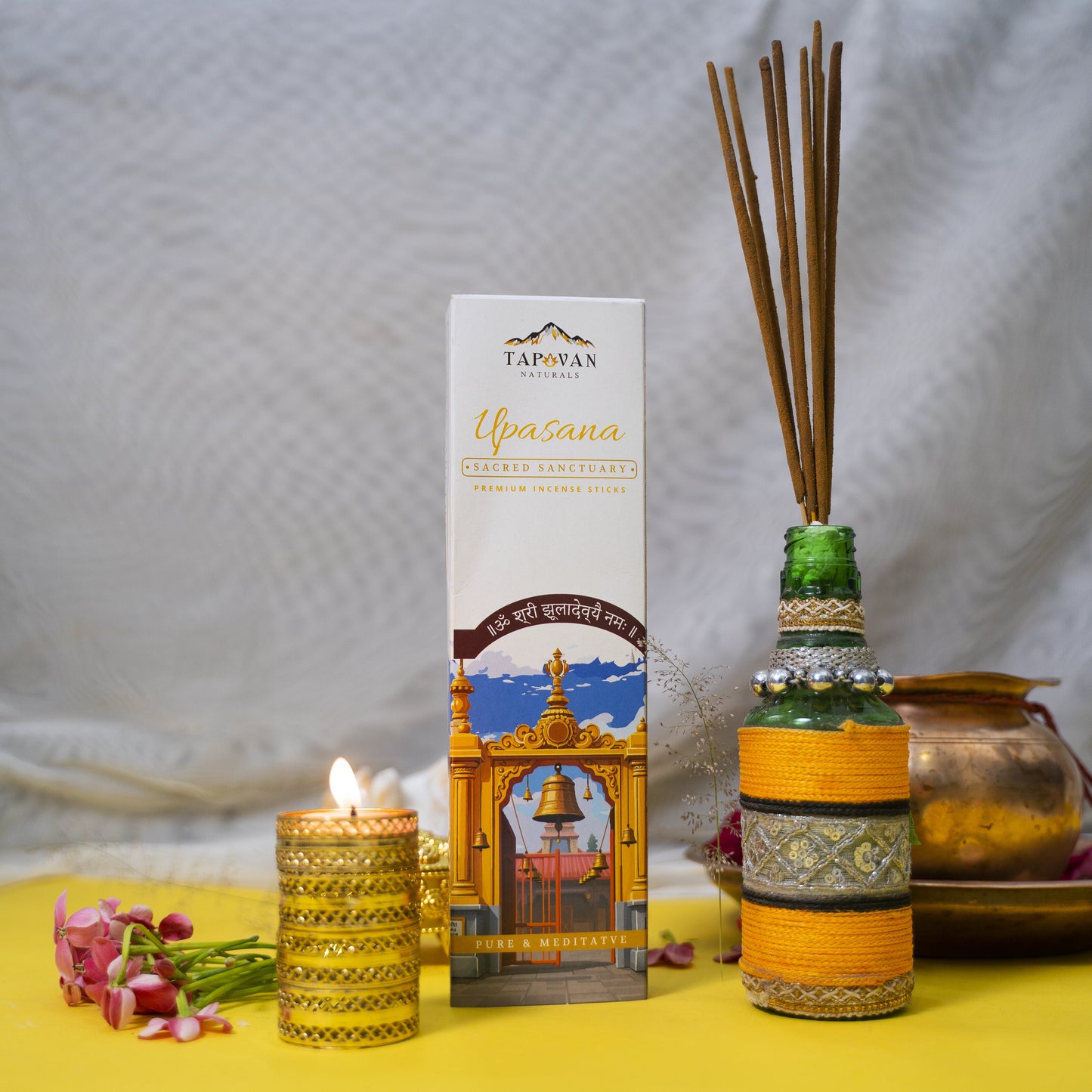 LUXURY FLORAL AND MUSK - ENCHANTING OASIS & UPASANA (80 Sticks, Pack of 2)