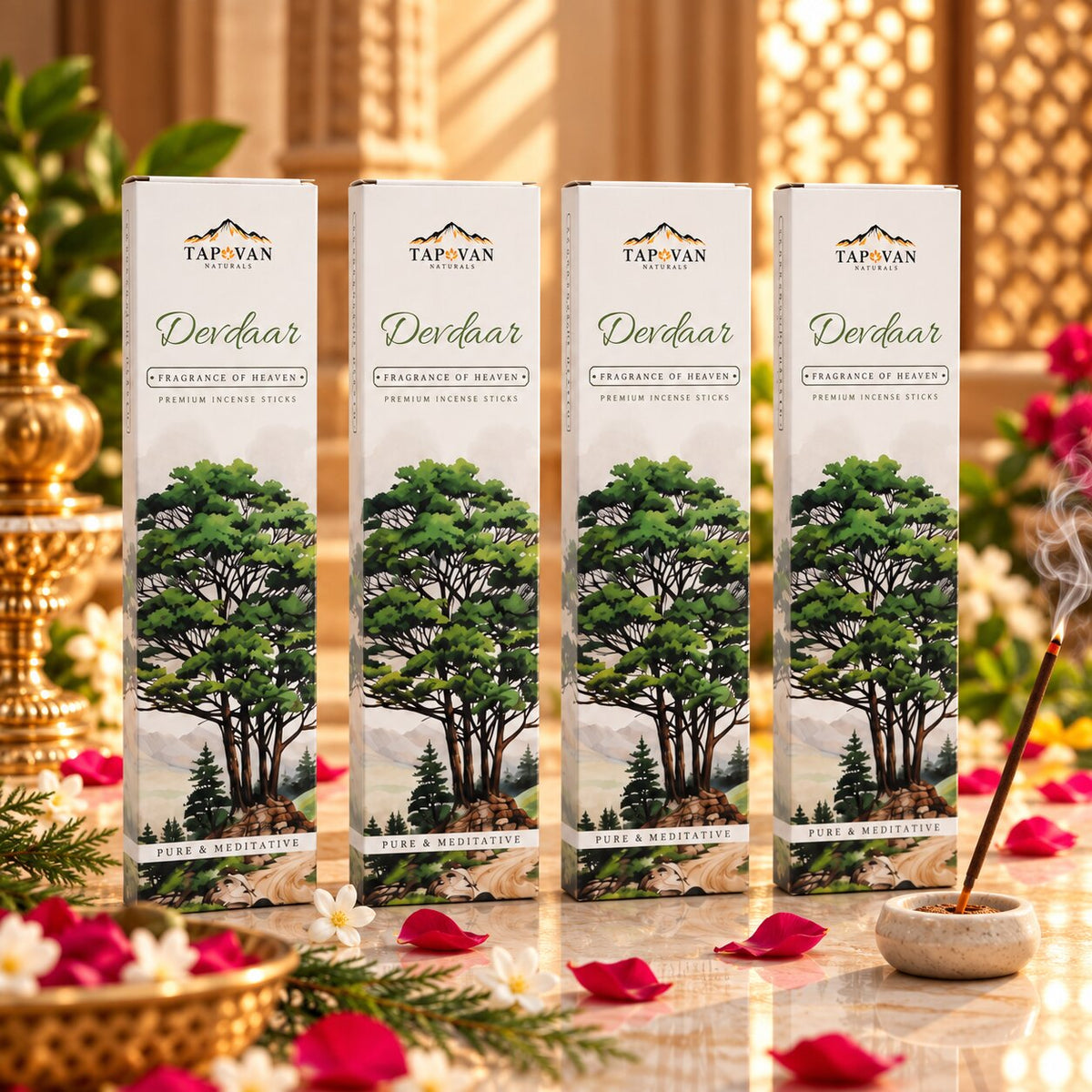 Havenly Cedar Incense Sticks Pack of 4