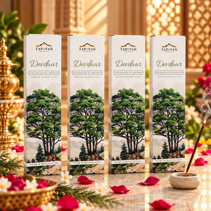Havenly Cedar Incense Sticks Pack of 4
