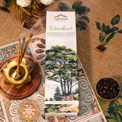 Charcoal-Free Cedar Incense Sticks