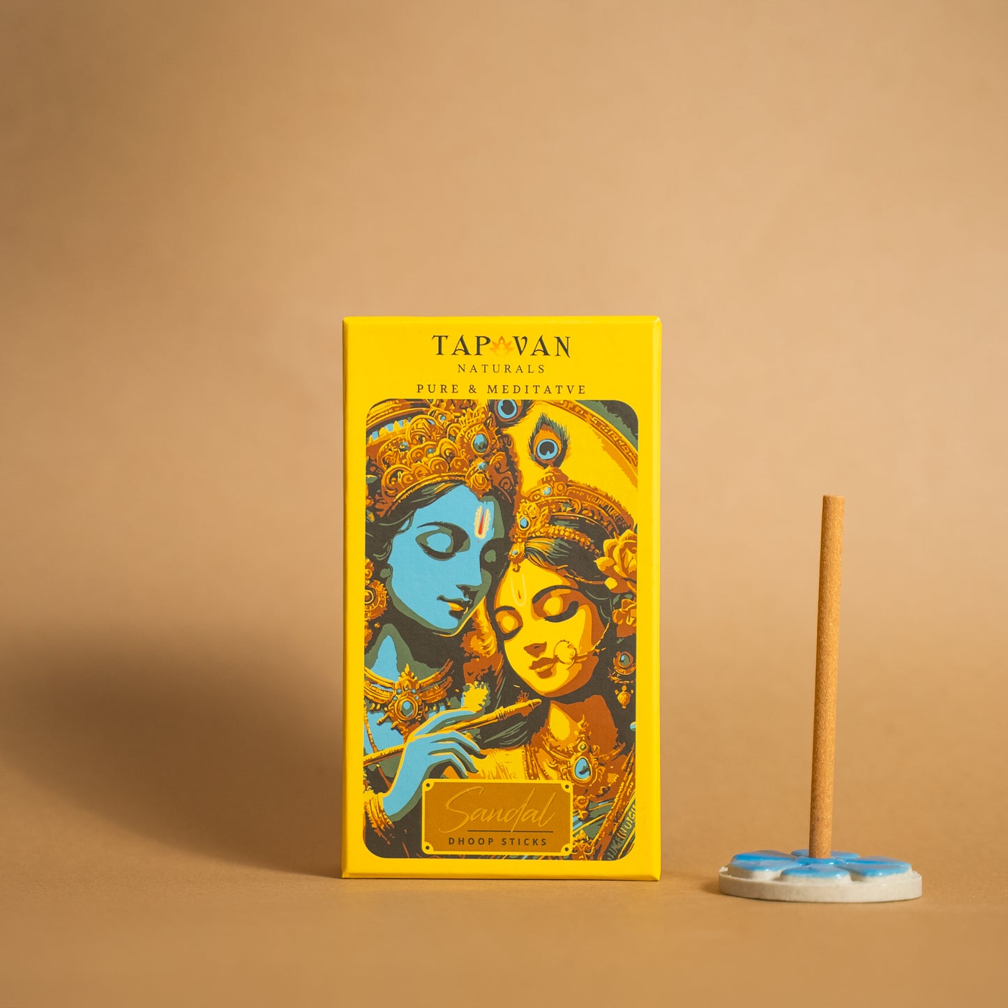 Pure Sandal Luxury  Bambooless Dhoop Sticks, Deep meditation