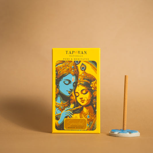 Pure Sandal Luxury  Bambooless Dhoop Sticks, Deep meditation