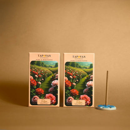 Blissful Rose Luxury  Bambooless Dhoop Sticks, Yoga and care