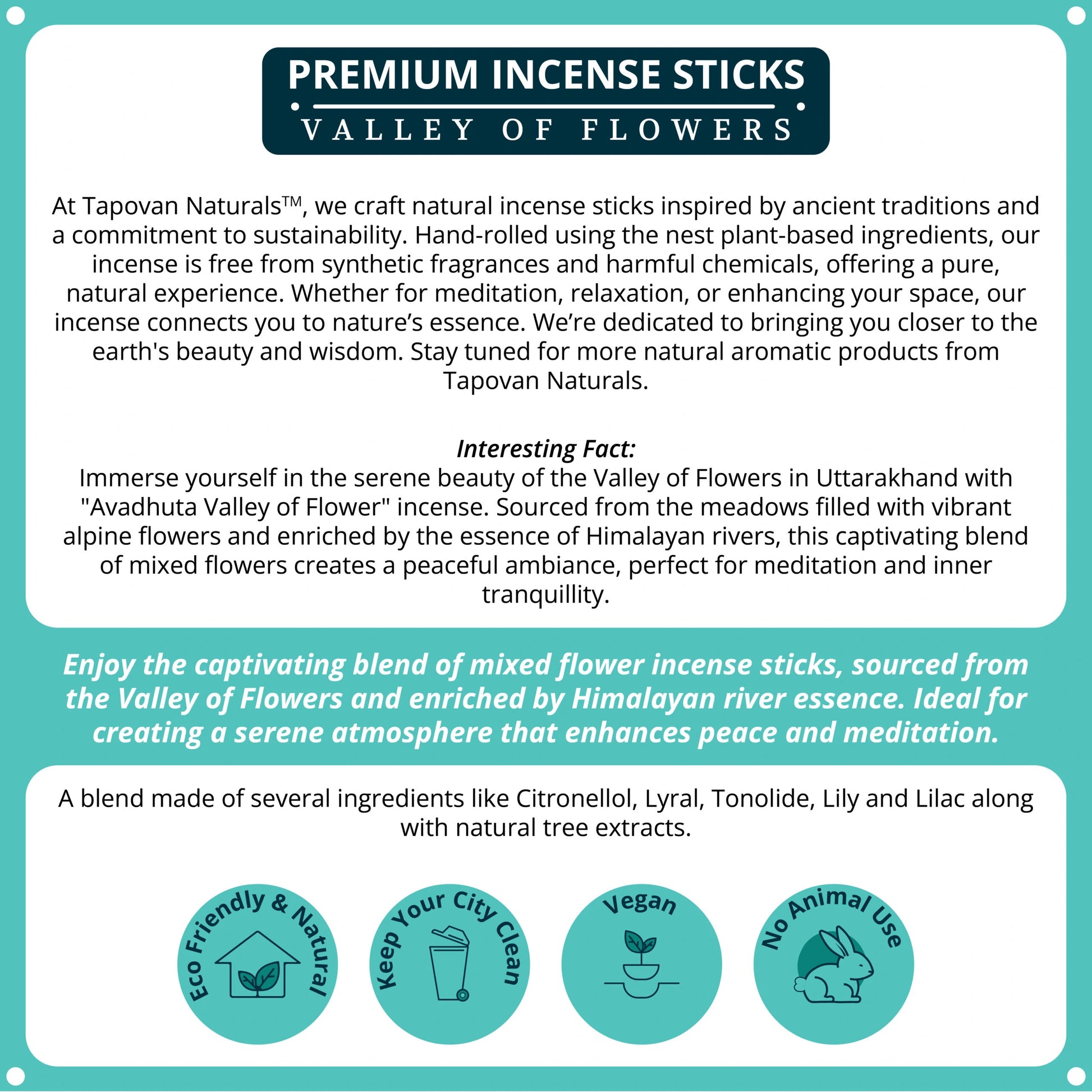 Floral Incense Sticks
