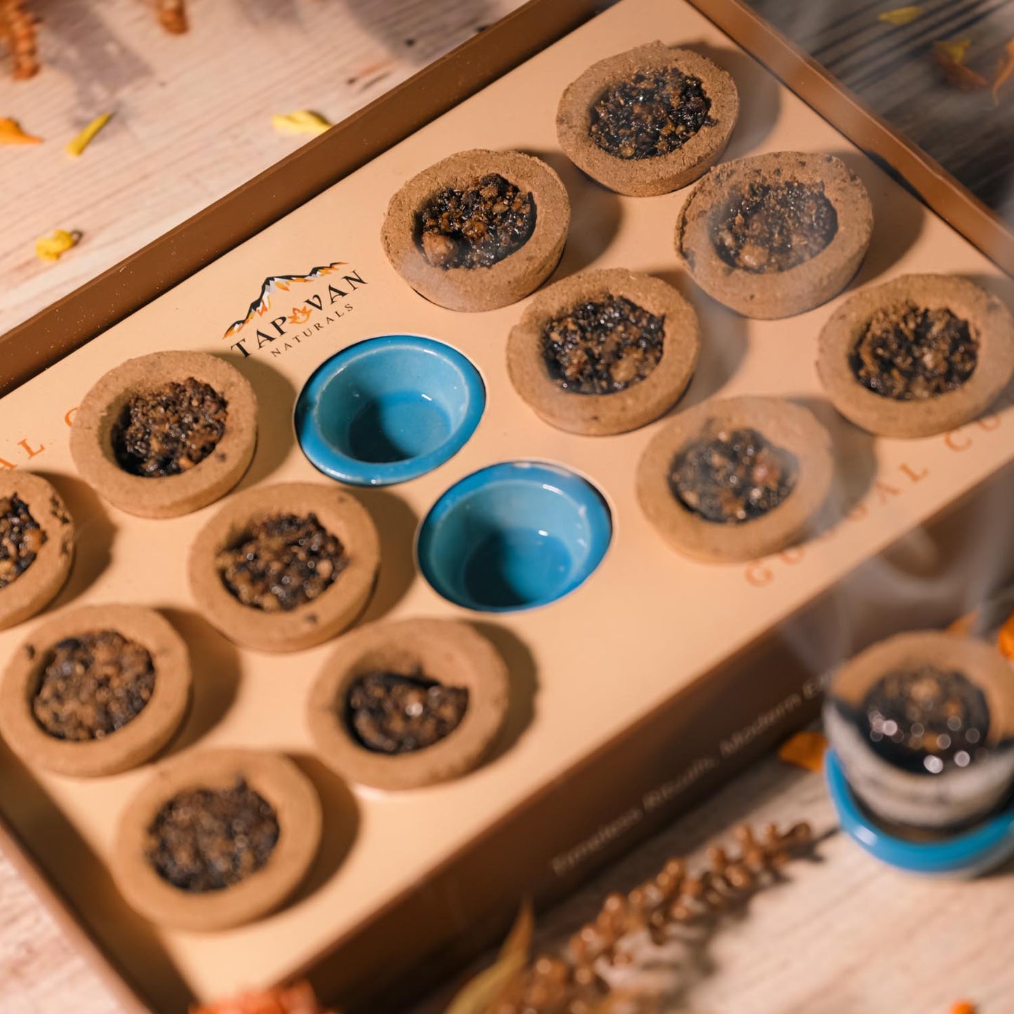 Sandal & Guggal Sambrani Havan Cups