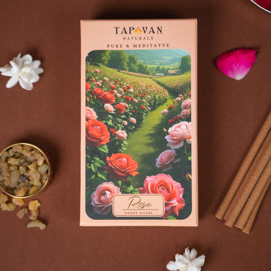 Natural Rose Bambooless Dhoop Agarbatti