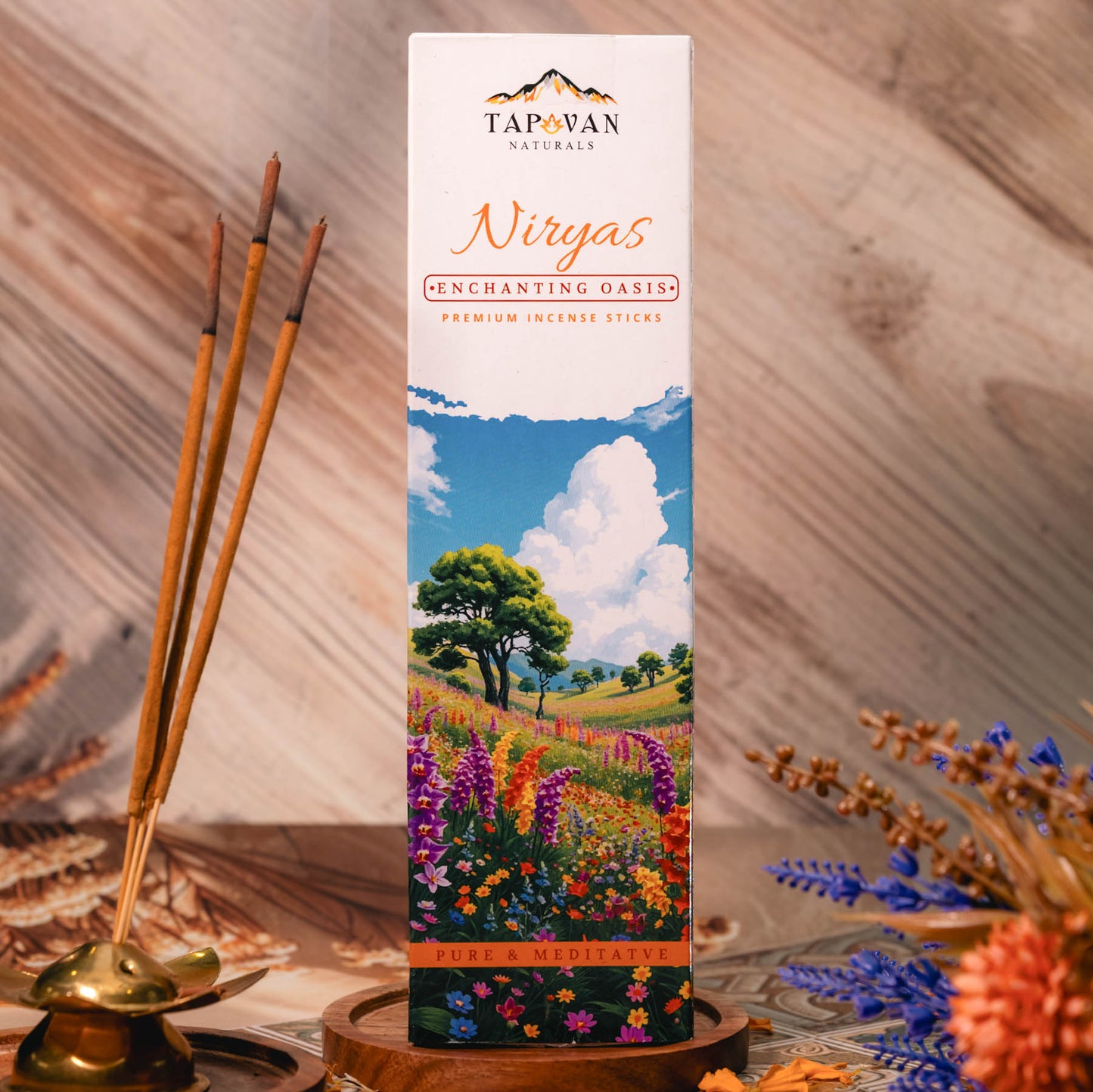 Oasis Flora Incense Sticks with Premium Mixed Floral Fragrance