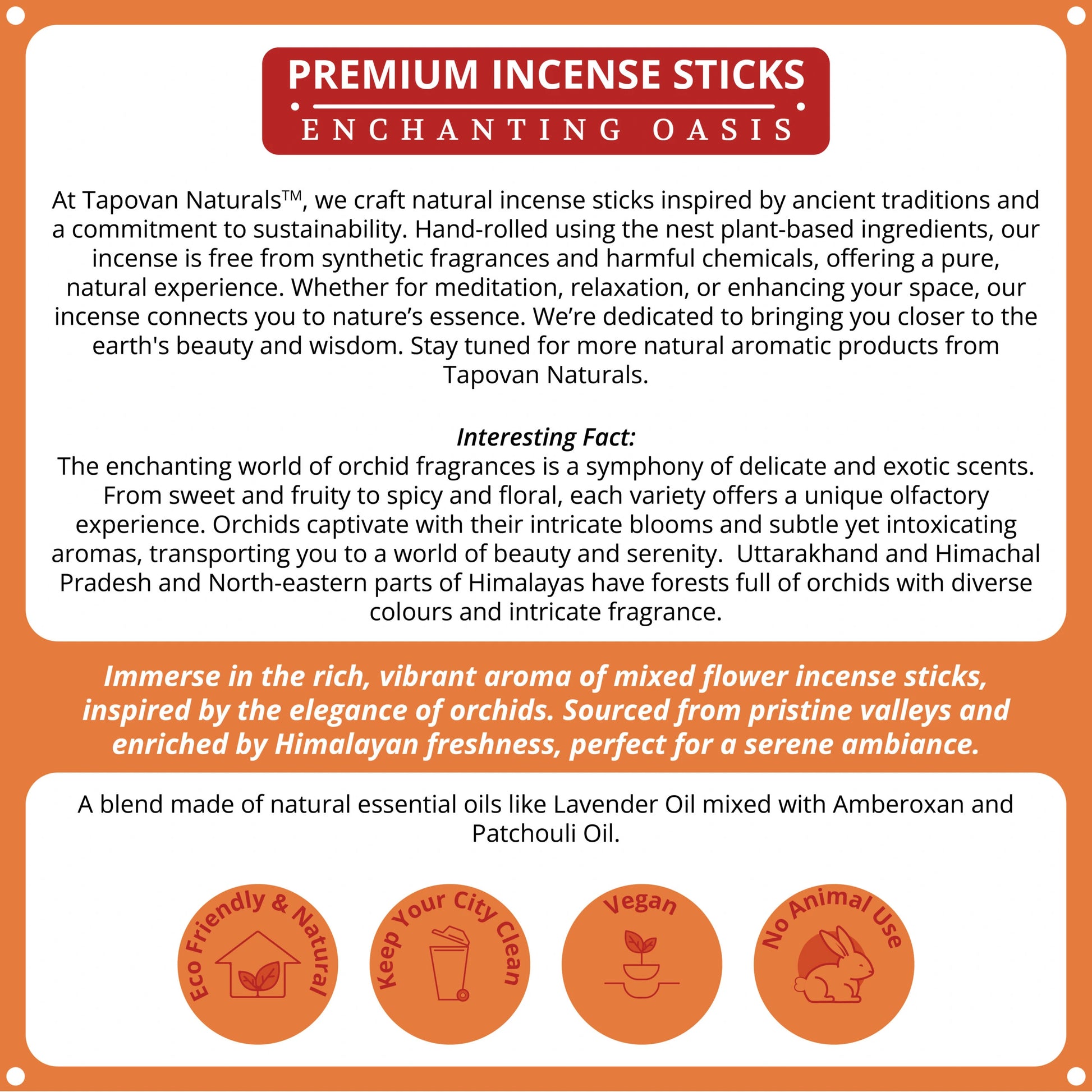 Oasis Flora Incense Sticks in India