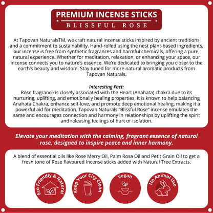 Premium Rose Incense Sticks