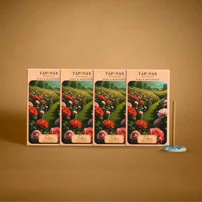 Blissful Rose Luxury  Bambooless Dhoop Sticks, Yoga and care