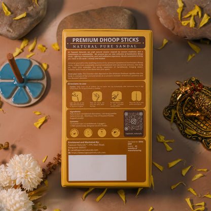 Pure Sandal Bambooless Dhoop Sticks