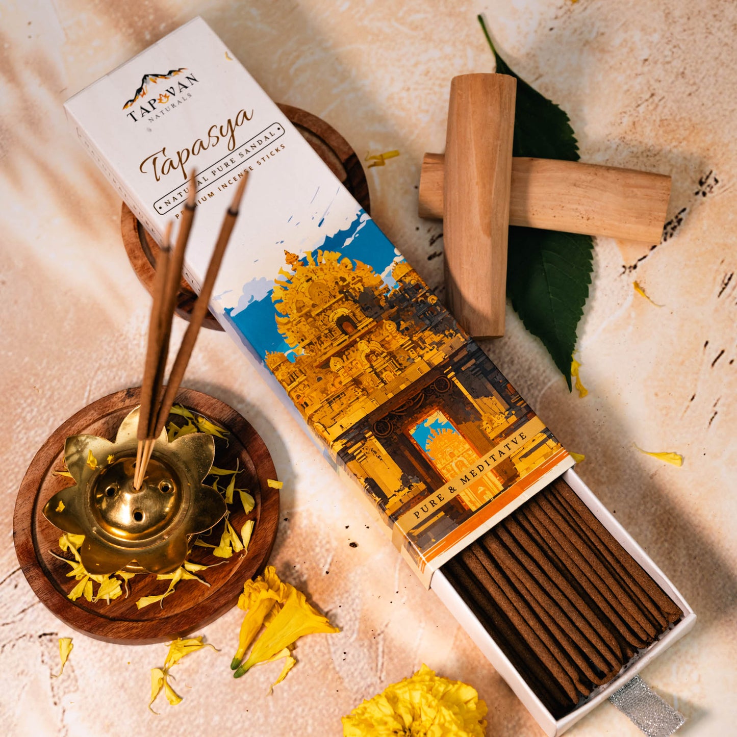 Sandalwood Agarbatti - Pure Charcoal-Free