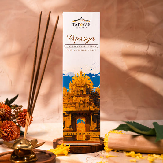 Sandalwood Incense Sticks with Pure Sandalwood (Chandan) Fragrance