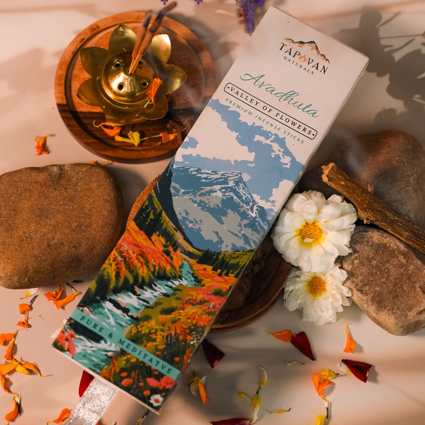 floral incense sticks for meditation
