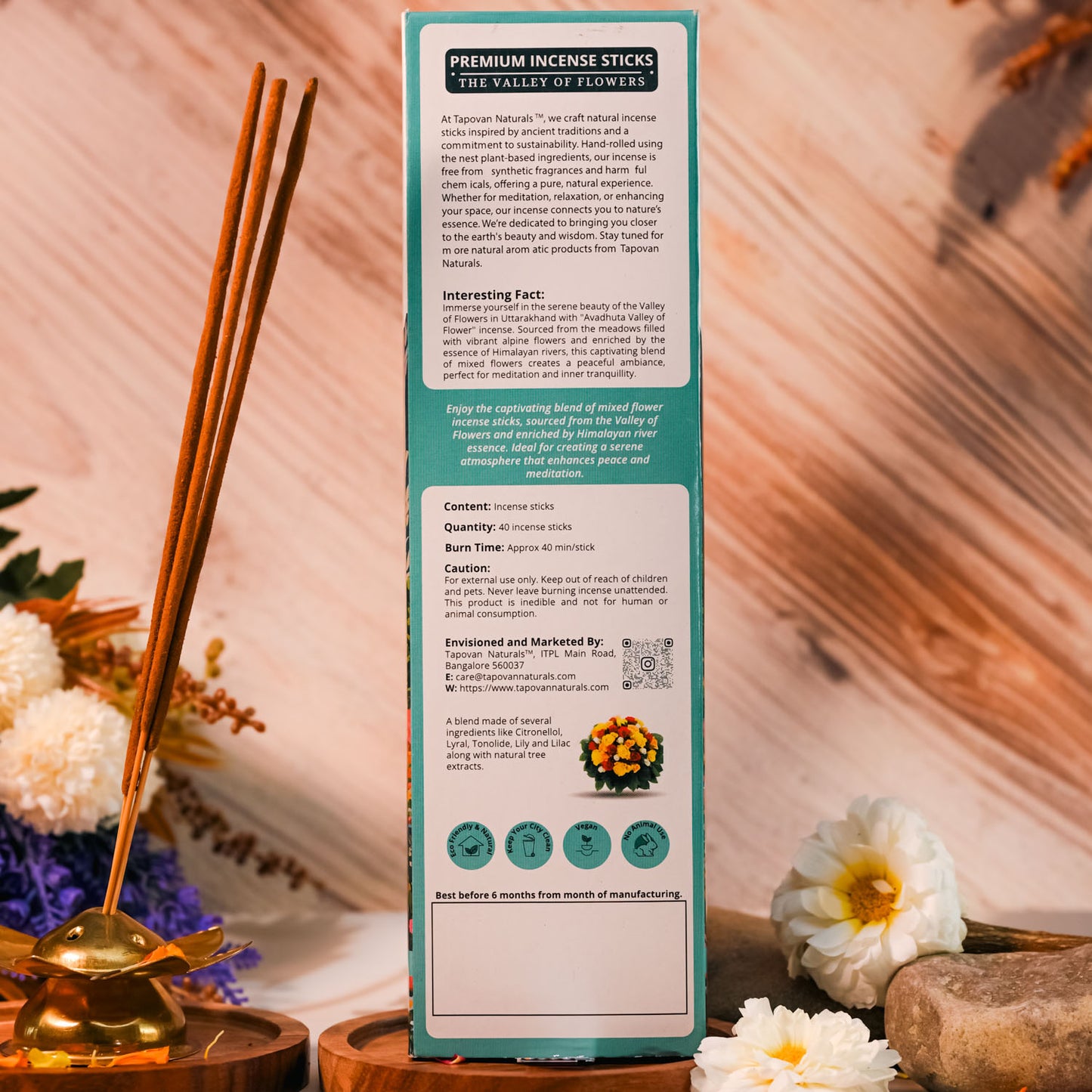 Valley Of Flowers Incense Sticks - Avadhuta