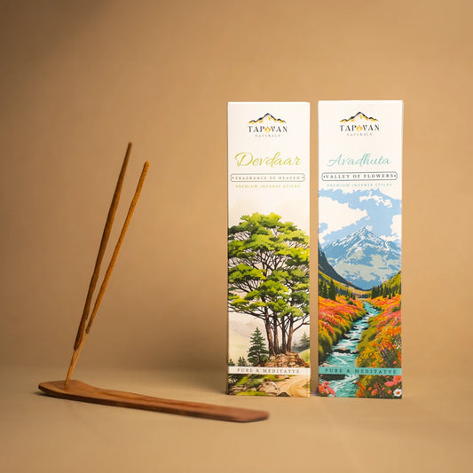 LUXURY FLORAL & CEDAR - VALLEY OF FLOWERS AND DEVDAAR  (80 Sticks, Pack of 2)