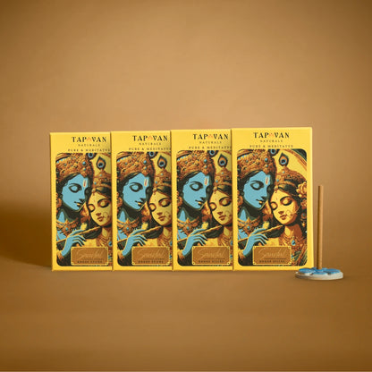 Pure Sandal Luxury  Bambooless Dhoop Sticks, Deep meditation