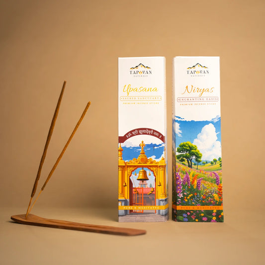 LUXURY FLORAL AND MUSK - ENCHANTING OASIS & UPASANA (80 Sticks, Pack of 2)